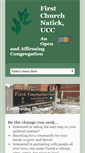 Mobile Screenshot of firstchurchnatick.org