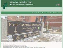 Tablet Screenshot of firstchurchnatick.org